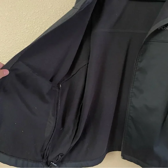 Columbia Jacket Black Full Zip Comfort Performance Active B30  Men's Sz XL B30 - Picture 6 of 13